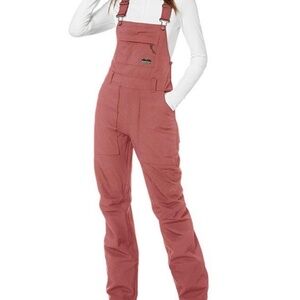 Burton Women's Avalon Bib in Brick Red